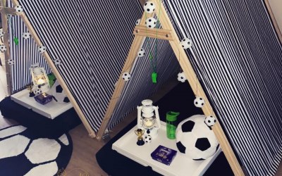 Football themed tents