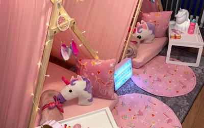 Unicorn themed tents