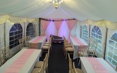 Home Nikah Marquee setup