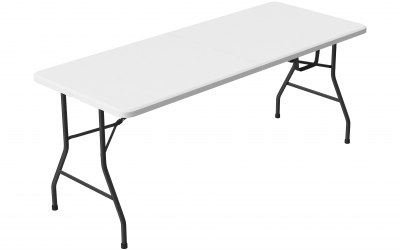 Plastic folding table