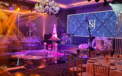 Elegant wedding event production 