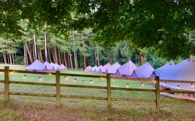 Wedding glamping village