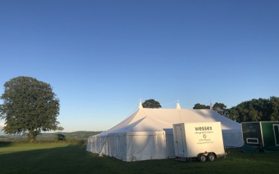 We love working with marquee weddings