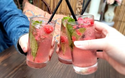 Raspberry Mojitos