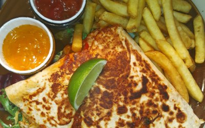 Quesadillas at Hillbillys 