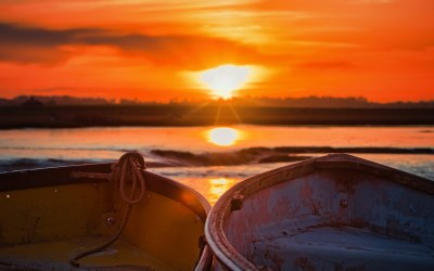 Sunset Felixstowe Ferry