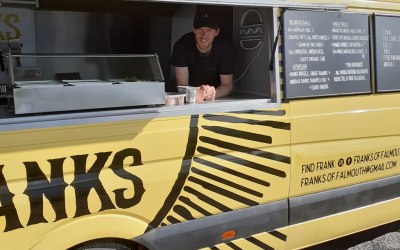 FRANKS on site in Falmouth, Cliff Road