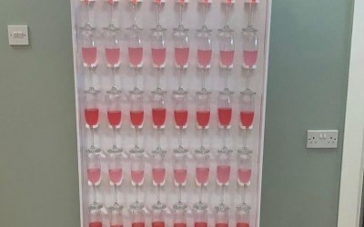 Prosecco wall for hire 