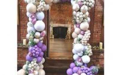 Organic Balloon Display Arch