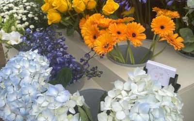 Truck with Event Flowers