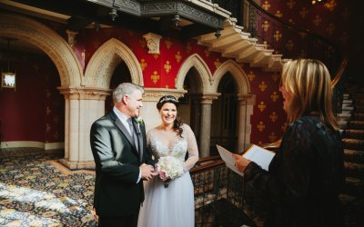 Intimate London Elopement at St Pancras Renaissance Hotel