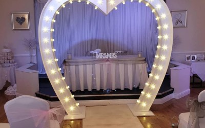 Light Up Love Heart Arch