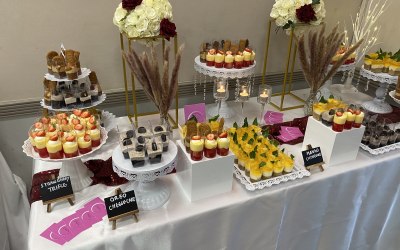 Full dessert table set up