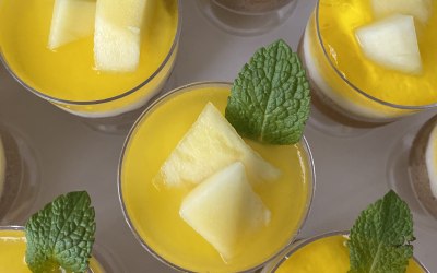 Mango Cheesecake cups