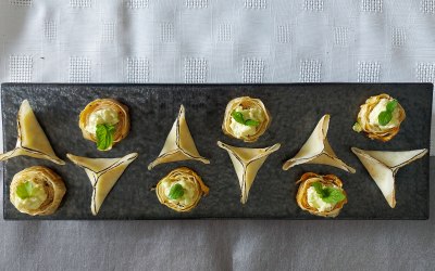 Celeriac & Apple Wontons