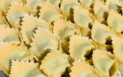 Homemade tortelli