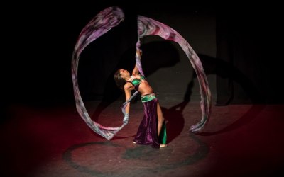 Ribbon veil dance (a prop unique to me)