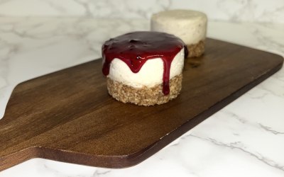 Cashew based cheesecakes 