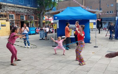 Planet Hoop at Bermondsey Blue