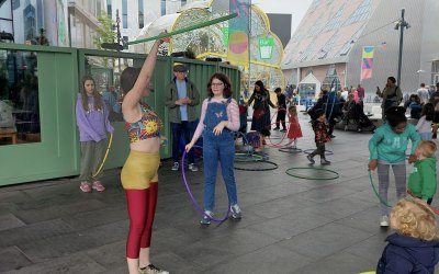 Planet Hoop at Urban Village Fete (Greenwich Peninsula)