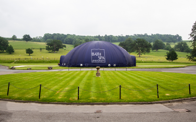 20m Inflatable Dome Uni Opening day