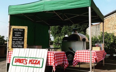 Trailer Oven Set Up