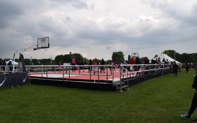 Badu Sports Basketball Court - Hackney Half Marathon 2019