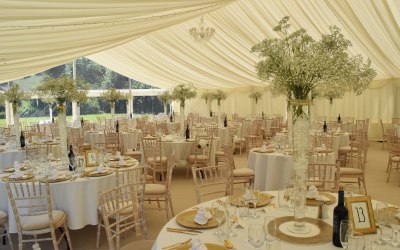 Wedding Marquee Interior