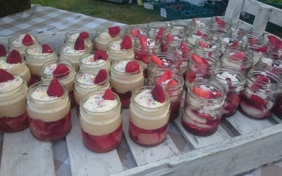 Fat Hog and Big Pan's Jam Jar Desserts