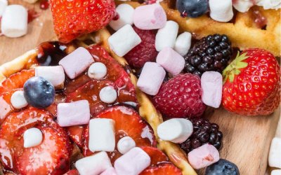 fruity waffles