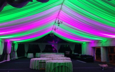 Wedding Marquee Lighting @ Oldwalls