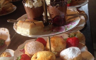 Cake stands ready to go out