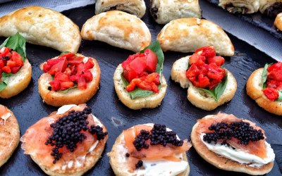 Mixed canapes