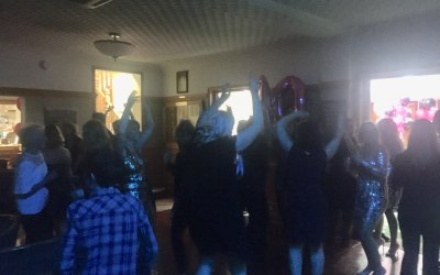 Busy dance floor for a 40th Birthday at Hesketh Golf Club, Southport