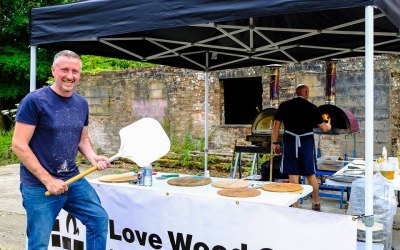 love wood oven setup