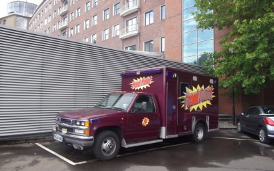 Our authentic Prank Patrol Ambulance