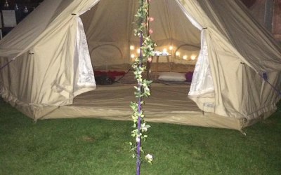 Lily Bell Tents Night Time