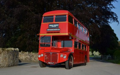 Vintage Routemaster coach in Moreton Hall