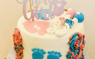 Baby shower cake 