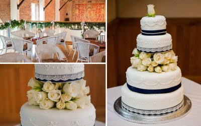 Delbury hall ceremony room and cake