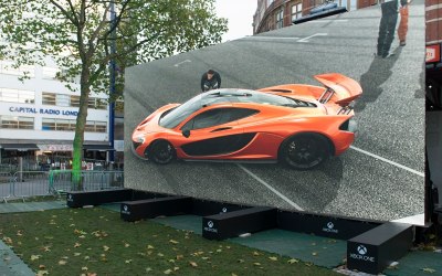 Outdoor Modular Screen Leicester Square