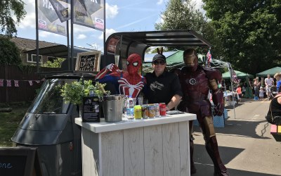 Piccolo Furgone at a School Fete in Guildford 