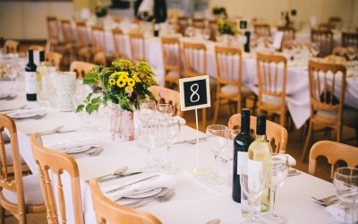 Cheltenham Chairs, Rows of Tables