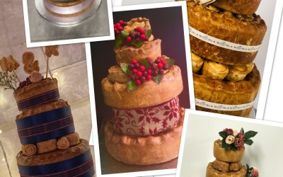 Bespoke Wedding Pork Pie Cakes 