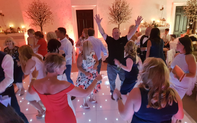 Seaham Hall, Full dance floor and Uplighting