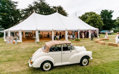 Traditional Pole Marquee exterior 