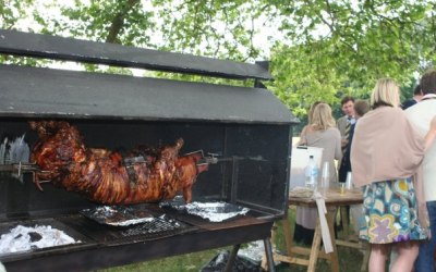 Charcoal Spit Roast 