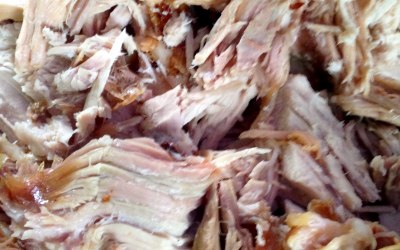 Delicious and moist shredded Hog Roast 