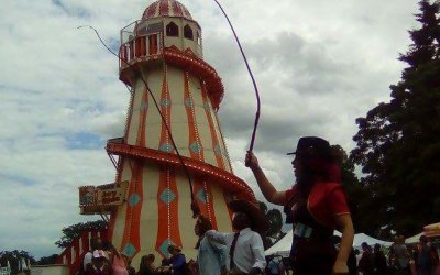 Whip Cracking workshops at Latitude Festival