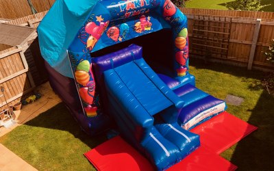 bouncy castle slide combo